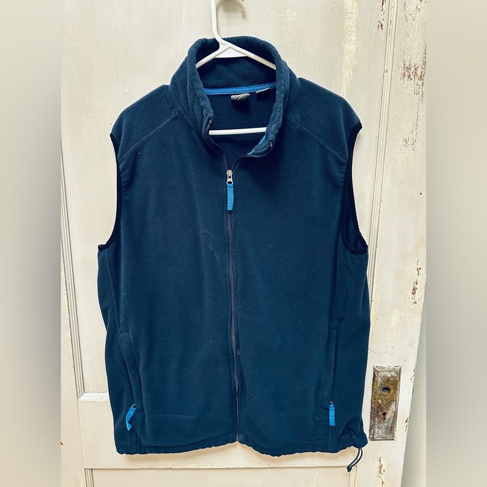 Navy Fleece Vest